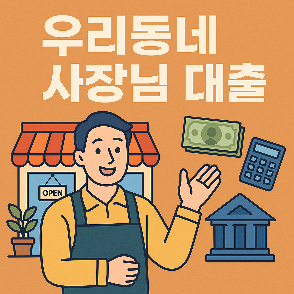우리동네 사장님 대출