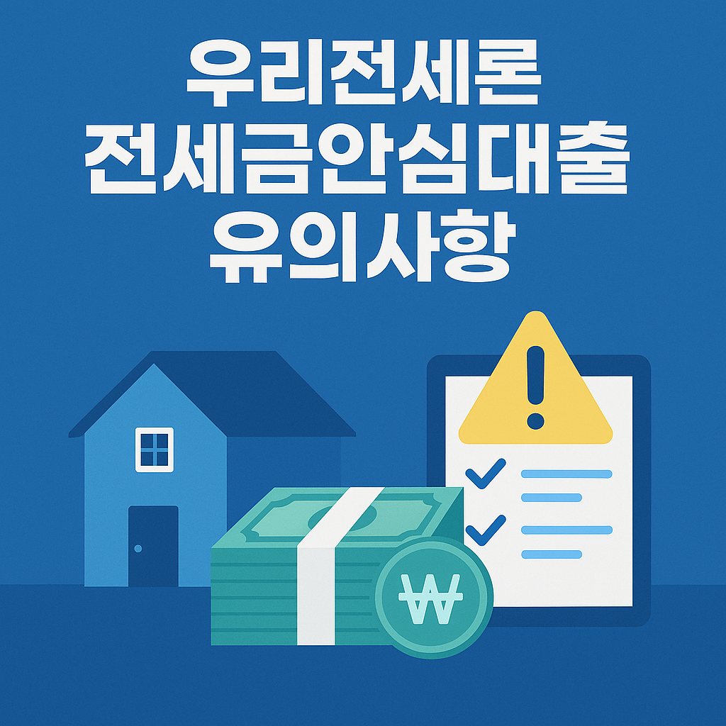 우리전세론전세금안심대출